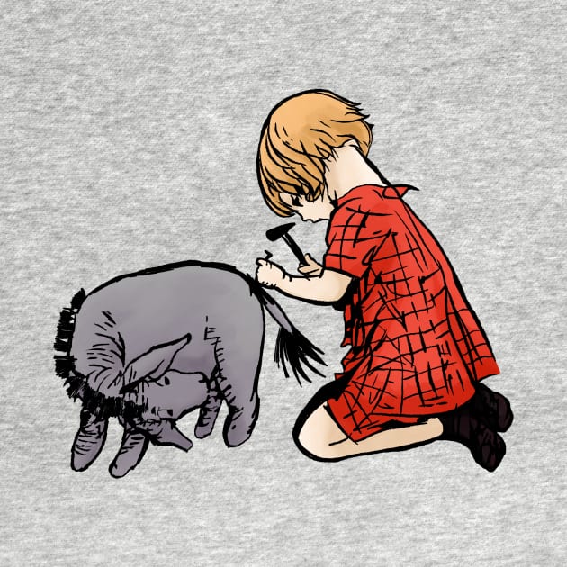 Christopher Robin and Eeyore by Boyanton Designs